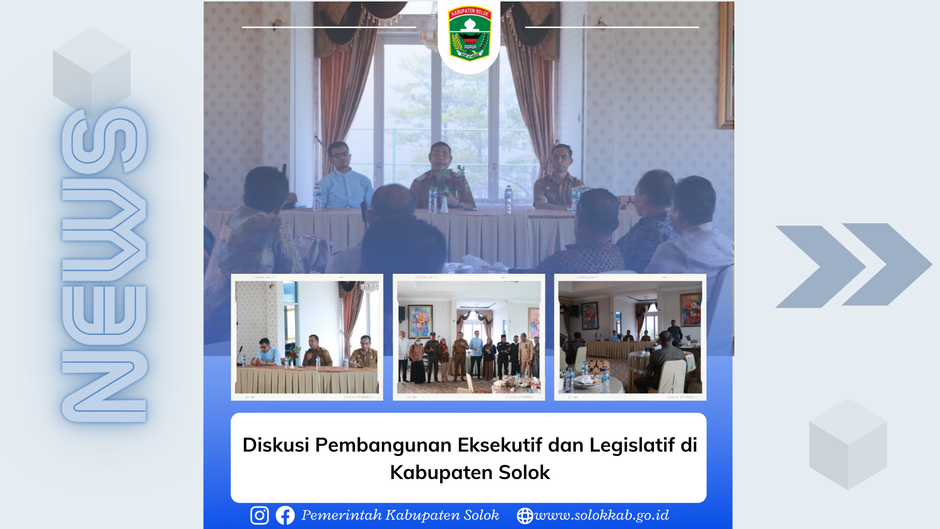 Diskusi Pembangunan Eksekutif Dan Legislatif Kabupaten Solok