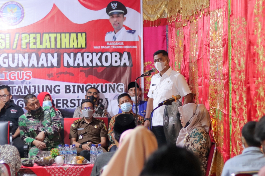 Pemerintah Nagari Tanjuang Bingkuang Canangkan Nagari Bersinar,  Wabup : Selamatkan Generasi Muda Dari Narkoba