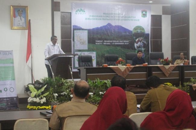 Bupati hadiri Workshop Integrasi Pengelolaan SDA Berkelanjutan dengan Kebijakan Pembangunan Daerah K