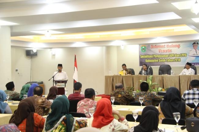 Sosialisasi Penyusunan LKPJ dan LPPD Kabupaten Solok Tahun 2018