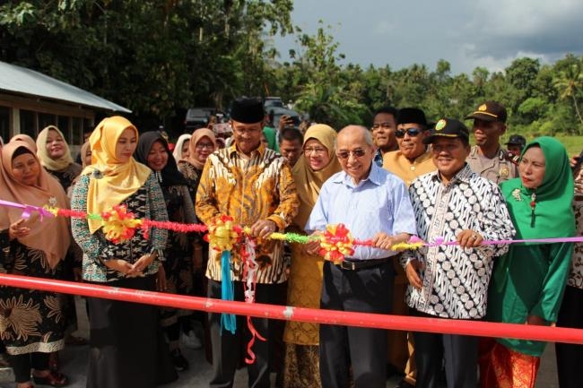 Peresmian Lanjutan Jembatan Taruko Taram