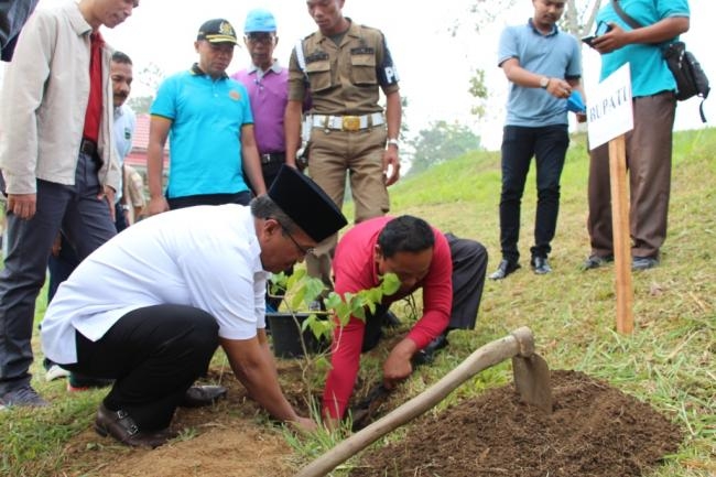 Penanaman Pohon bersama Tandai Peringatan Hari Lingkungan Hidup dan Hari Ozon Internasional di Kabup