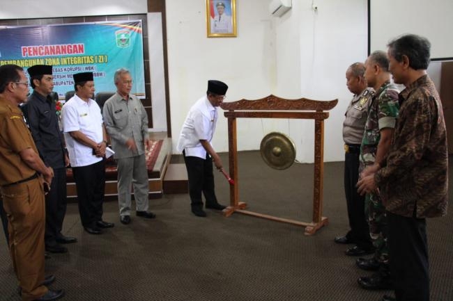 Pemerintah Kabupaten Solok Canangkan Pembangunan Zona Integritas (ZI)