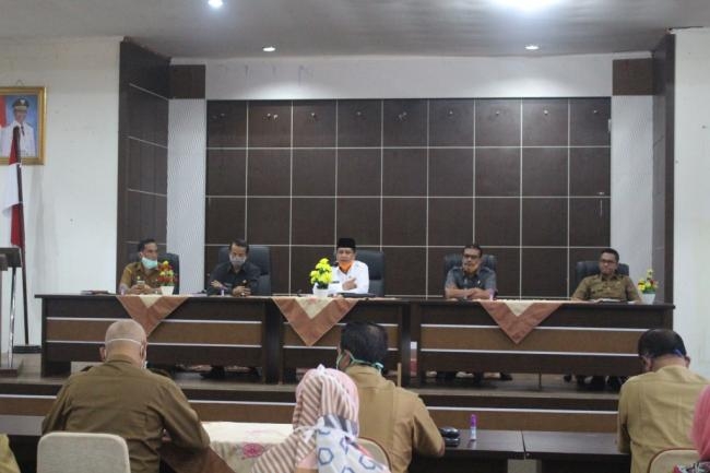 Wakil Bupati Pimpin Rapat Tindak Lanjut Penanganan Covid-19