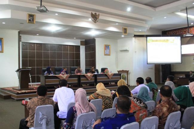 Bupati Hadiri Evaluasi Progres Perbaikan Dokumen Akip SKPD