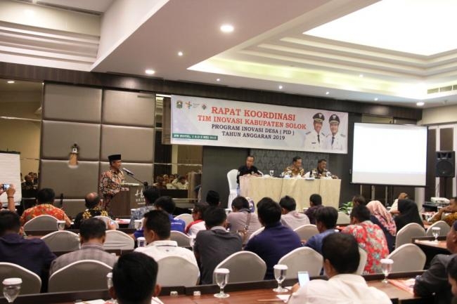 Rapat Koordinasi Tim Inovasi Kabupaten Solok Program Inovasi Desa (PID) Tahun Anggaran 2019