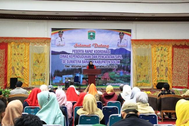 Dukcapil Kabupaten Solok adakan Rapat Koordinasi menuju Go Digital