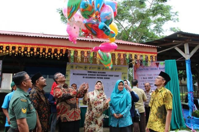 Bupati hadiri Kegiatan Germas di Kecamatan Payung Sekaki