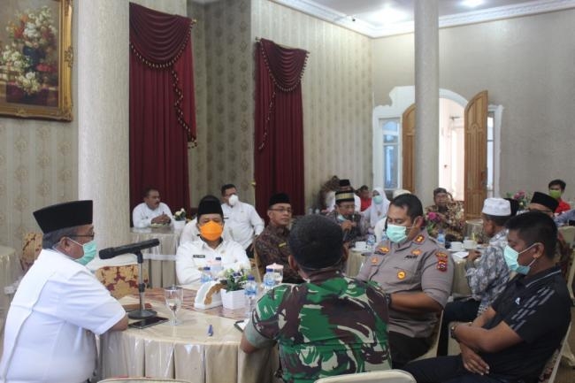 Bupati Pimpin Rapat Koordinasi Sikapi Maklumat MUI tentang Covid-19