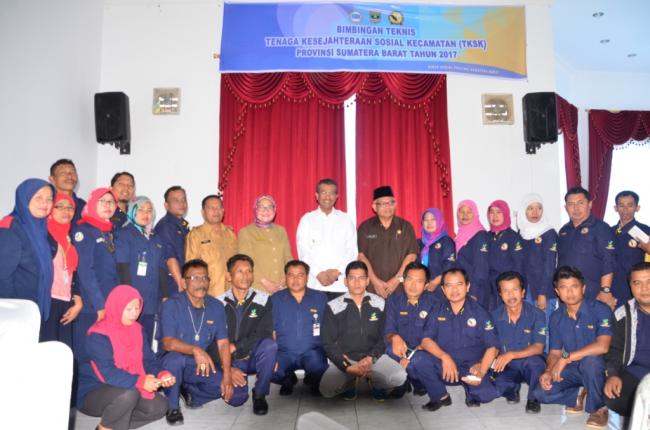 Bimbingan Teknis Tenaga Kesejahteraan Sosial Kecamatan (TKSK) Provinsi Sumatera Barat Tahun 2017