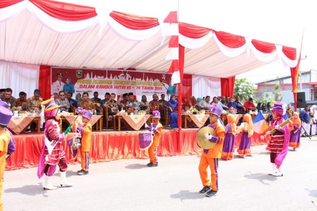 Pawai Alegoris Kabupaten Solok Berlangsung Meriah