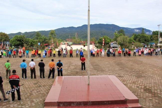 HUT KORPRI Ke-49, Pemda Kabupaten Solok Adakan Apel Gabungan