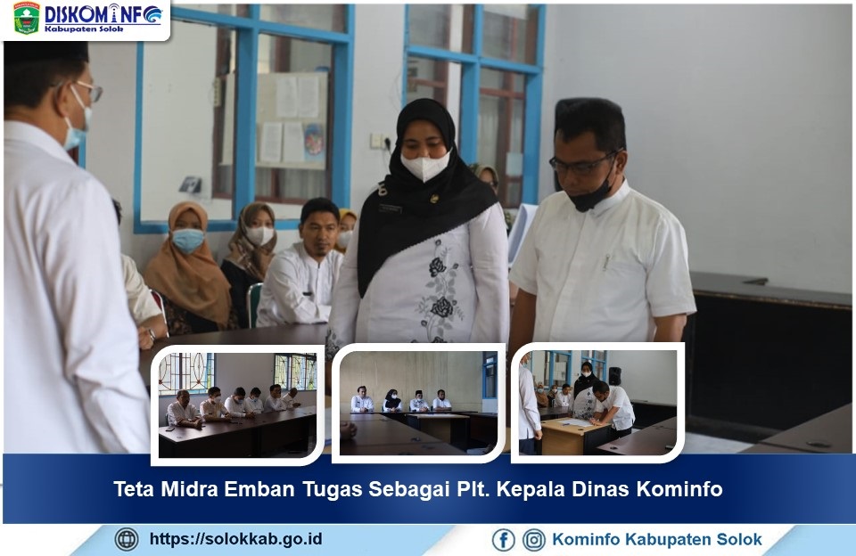 Teta Midra Emban Tugas Sebagai Plt. Kepala Dinas Kominfo