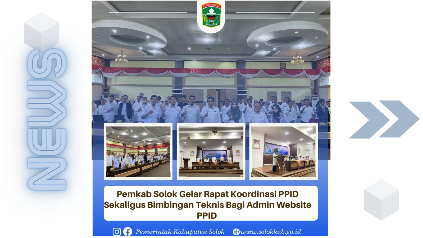 Rapat Koordinasi PPID sekaligus Bimbingan Teknis bagi Admin Website PPID