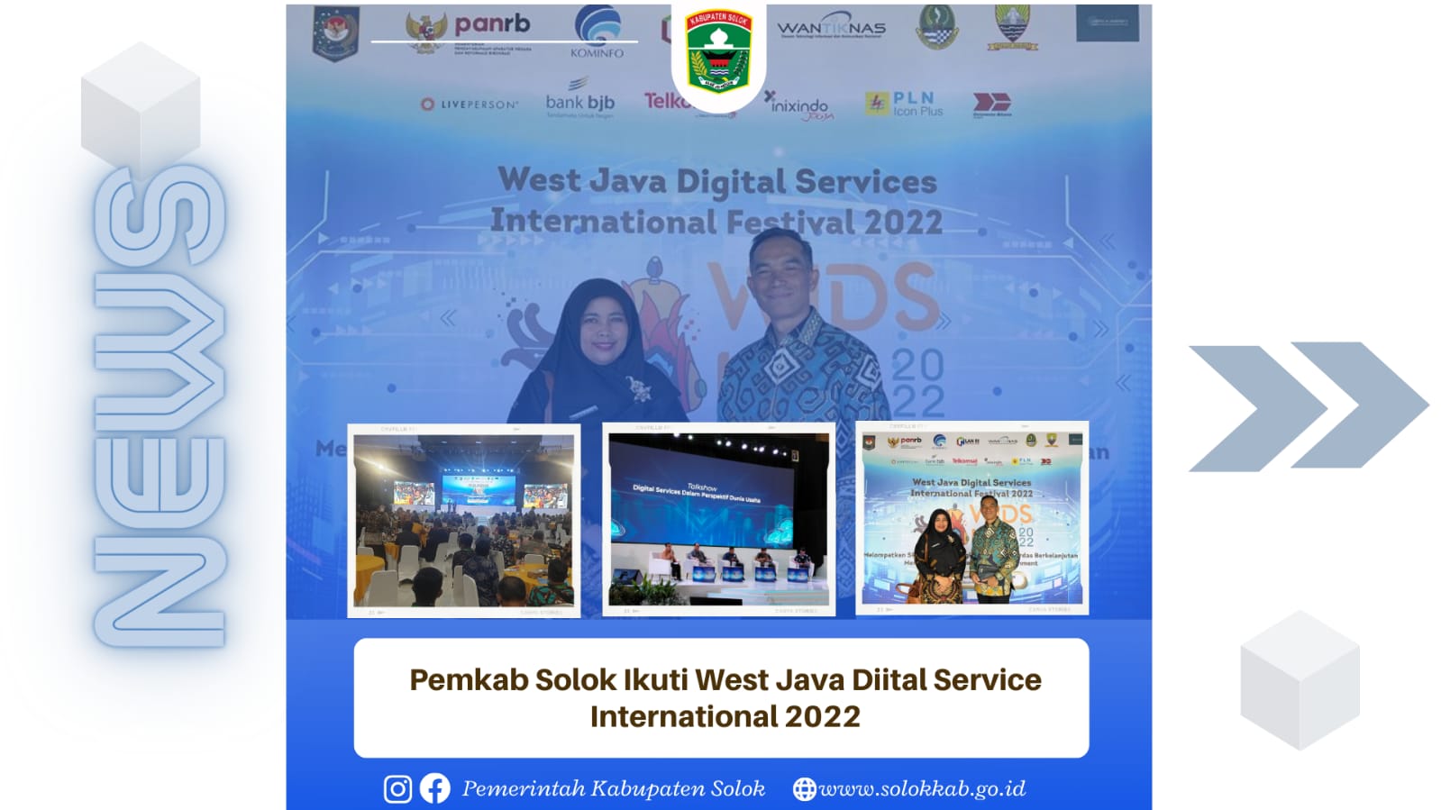 Pemkab Solok Ikuti West Java Digital Services Internasional Fesival 2022. 