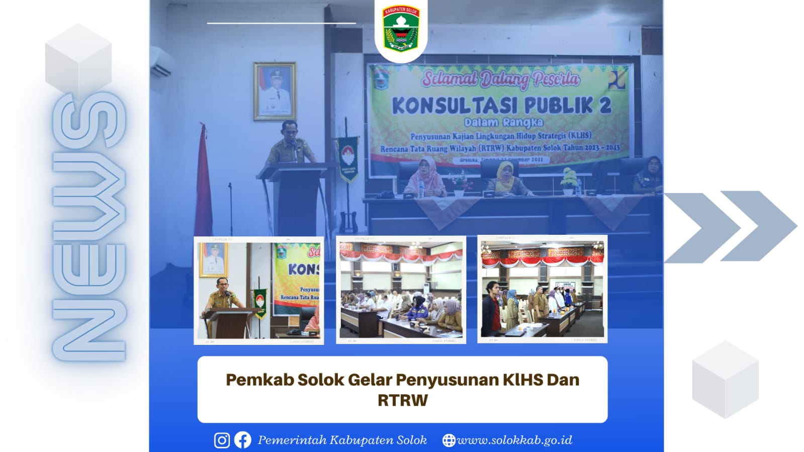 Pemkab Solok Gelar Penyusunan KLHS Dan RTRW