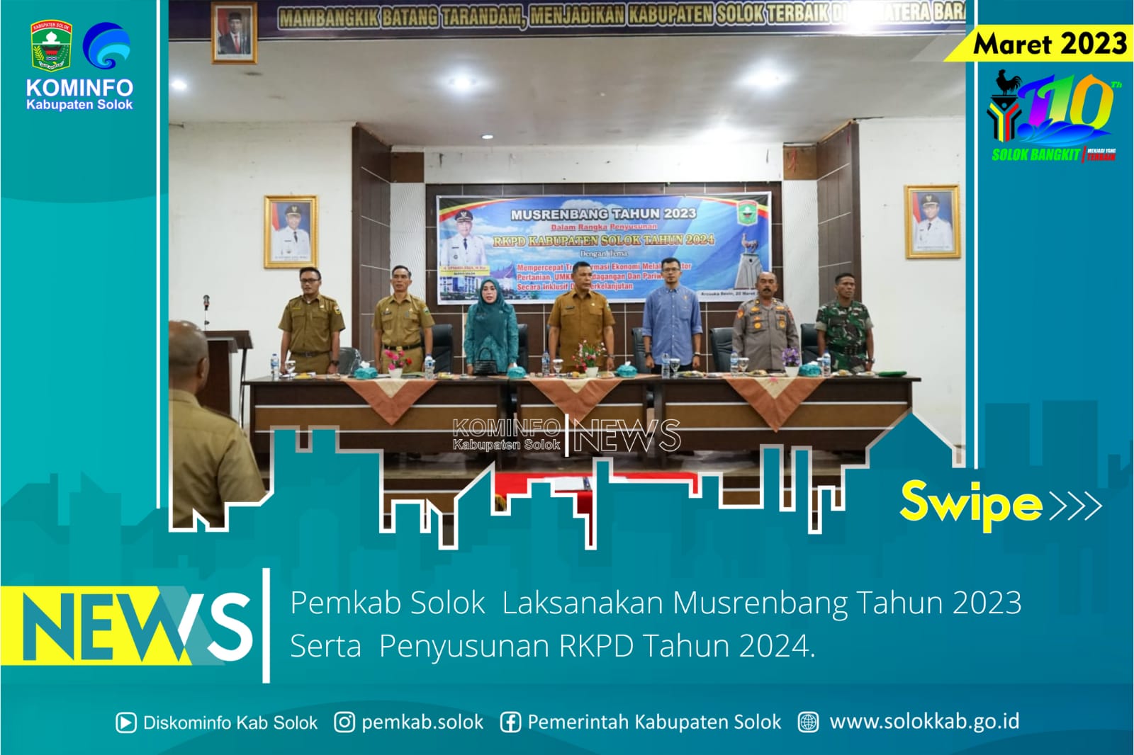 Pemkab Solok Laksanakan Musrenbang Tahun 2023 Serta Penyusunan Rkpd Tahun 2024