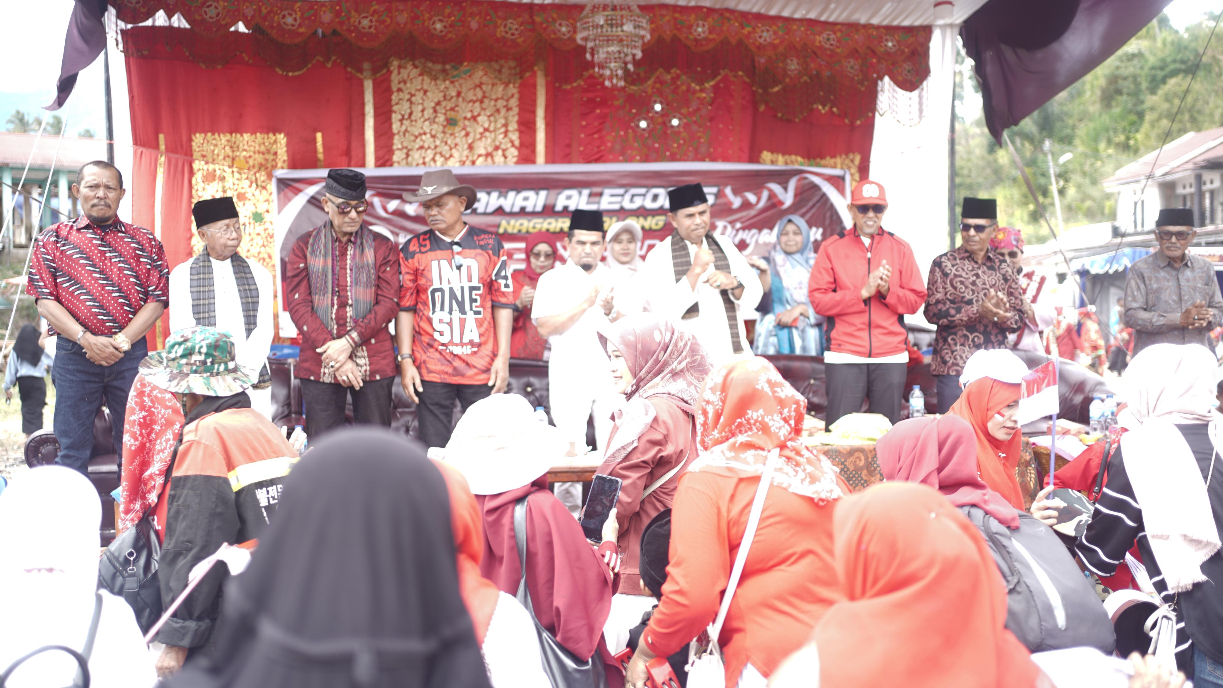 Pawai Alegoris Nagari Talang Berlangsung Meriah, Ingatkan Spirit Perjuangan Kemerdekaan 