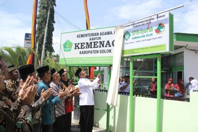 Peresmian KPRI Syariah Kemenag Kabupaten Solok
