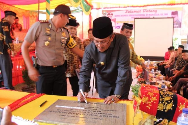 Launching Kampung Tertib Lalu Lintas dan Peresmian Kantor Wali Nagari Indudur