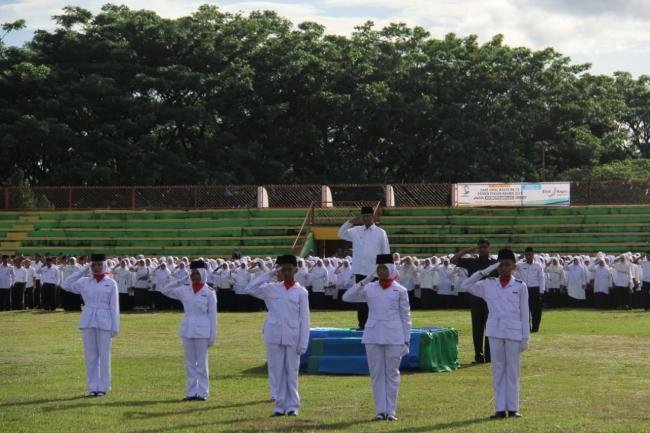 Upacara Peringatan Hari Amal Bhakti ke-73 Kementerian Agama Kabupaten Solok