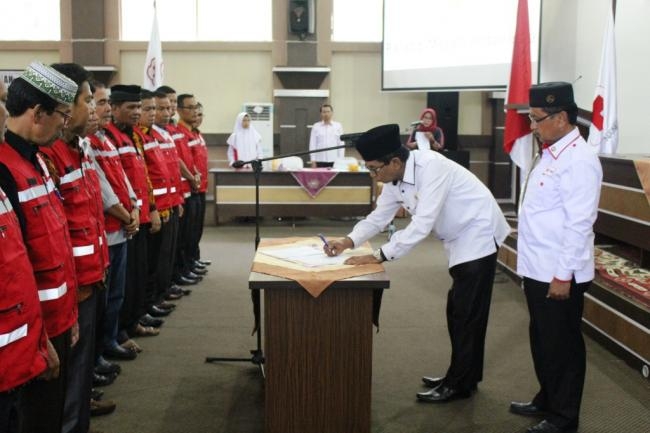 Orientasi dan Pelantikan PMI Kecamatan se-Kabupaten Solok
