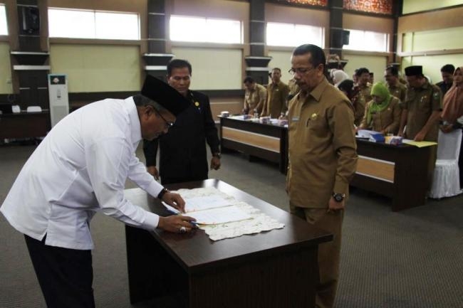 Penandatangan Perjanjian Kinerja ASN di Kabupaten Solok