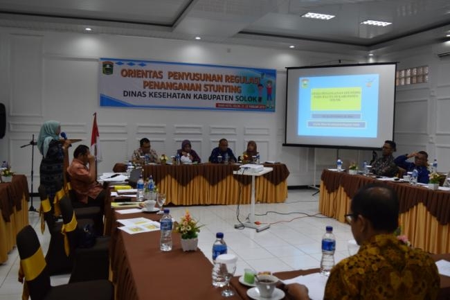 Dinas Kesehatan Upayakan Penurunan Angka Stunting di Kabupaten Solok