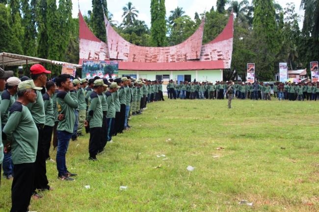 Pembekalan Bagi Anggota Linmas TPS Kabupaten Solok