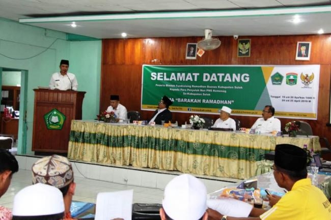 Bimtek Fundraising Sambut Ramadhan oleh Baznas Kabupaten Solok
