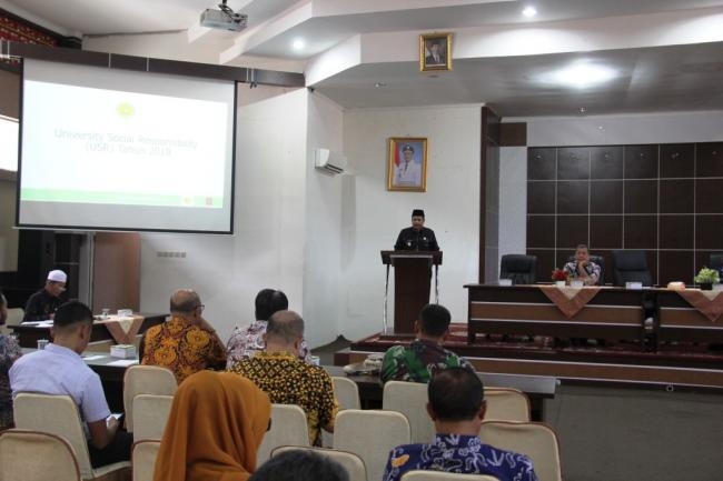 Pemda Kabupaten Solok adakan Rapat Koordinasi Persiapan Pelaksanaan University Social Responsibility