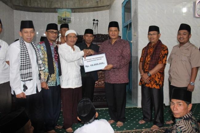 Tim Safari Ramadhan Kabupaten Solok Kunjungi Mesjid Raya Nurul Ikhlas Kayu Jao