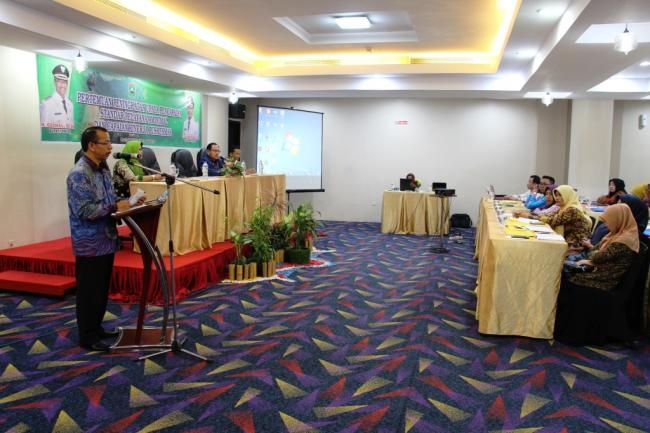 Dinkes Adakan Pertemuan Mengenai SPM dan Capaian Kinerja Puskesmas