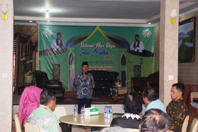Kediaman Wakil Bupati Solok dikunjungi Alumni Lembaga Pertahanan Nasional (Lemhanas) Kursus Reguler 
