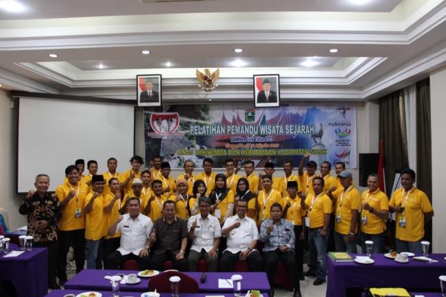Bupati Solok hadiri Pelatihan Pemandu Wisata Sejarah Kabupaten Solok