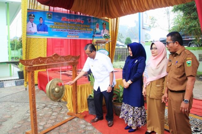 Launching IVA Test di Lingkungan Pemerintah Kabupaten Solok