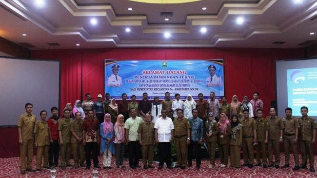 Dinas Kominfo adakan Bimtek SiMAYA dan Penggunaan Tanda Tangan Elektronik bagi Pemerintah Kecamatan 