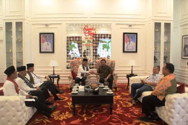 Bupati hadiri Diskusi Hibah Tanah BPTB Sukarami dengan Kementan