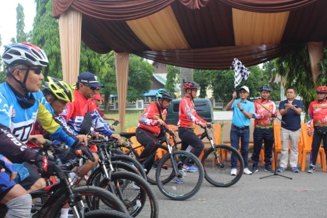 Funbike dalam rangka Gebyar Tour De Singkarak 2019