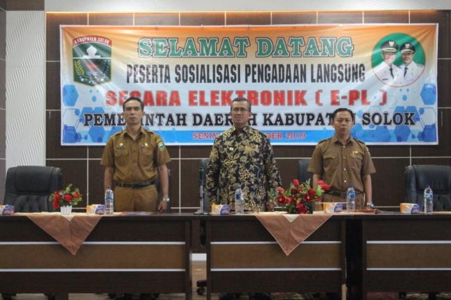 Bupati hadiri Sosialisasi Pengadaan Langsung Secara Elekronik (E-PL)