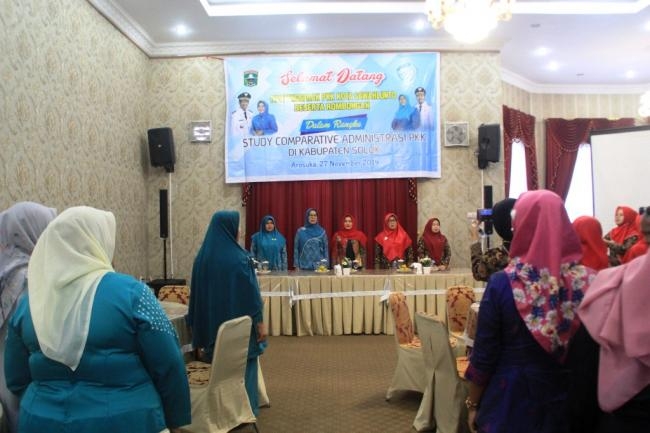 TP PKK Sawahlunto adakan Study Comperative ke TP PKK Kabupaten Solok