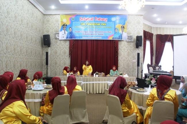 TP PKK Kabupaten Padang Pariaman lakukan Studi Komparatif Administrasi ke Kabupaten Solok