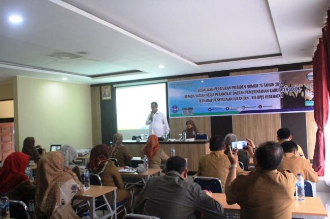 Sosialisasi Perpres Nomor 75 Tahun 2019 di Kabupaten SolokÂ Â 