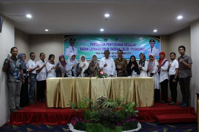 Bupati hadiri Kegiatan Penyusunan Regulasi BLUD Puskesmas