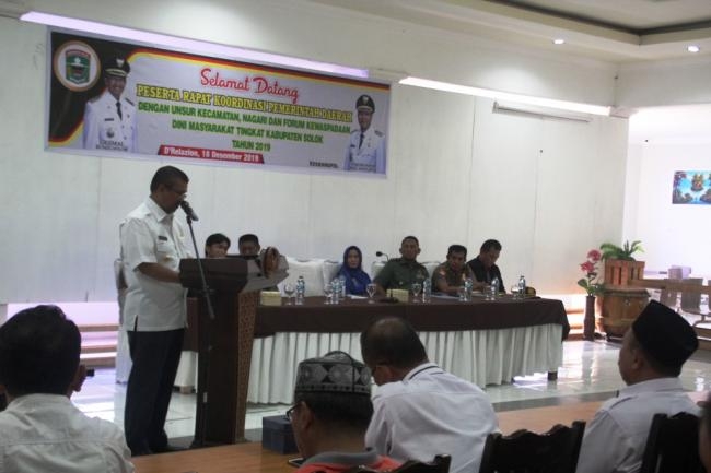 Rapat Koordinasi Pemerintah Daerah Kabupaten Solok