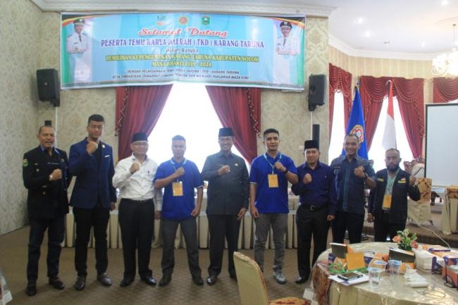 Temu Karya Daerah Dalam rangka Pemilihan Kepengurusan Karang Taruna di Kabupaten Solok