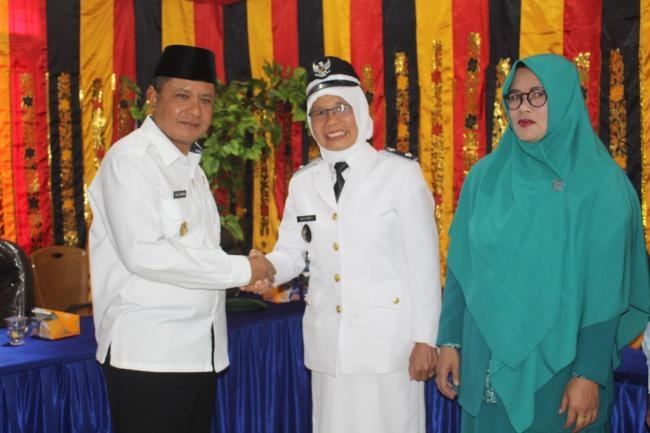 Wakil Bupati Solok hadiri Sertijab Wali Nagari Koto Laweh