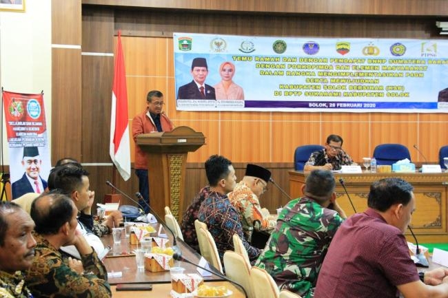 Pemda Kabupaten Solok adakan Temu Ramah dengan BNN Propinsi Sumbar