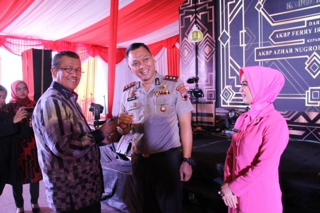 Pisah Sambut Kapolres Arosuka dihadiri Bupati