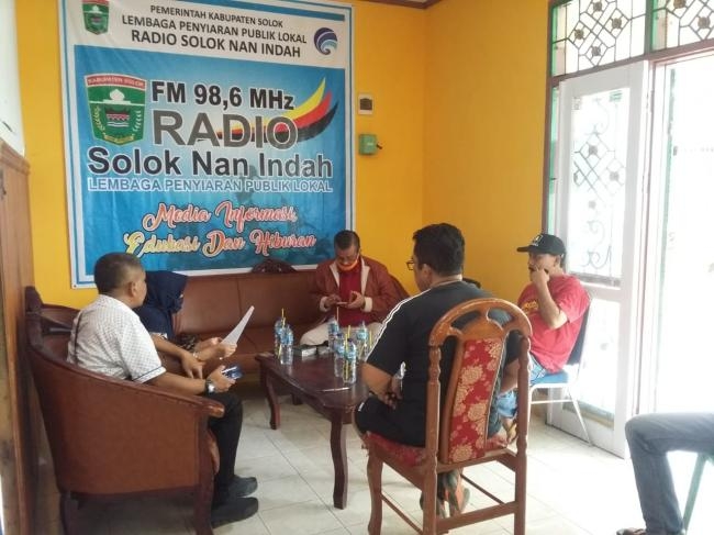 Bupati Solok Kunjungi Radio Solok Nan Indah